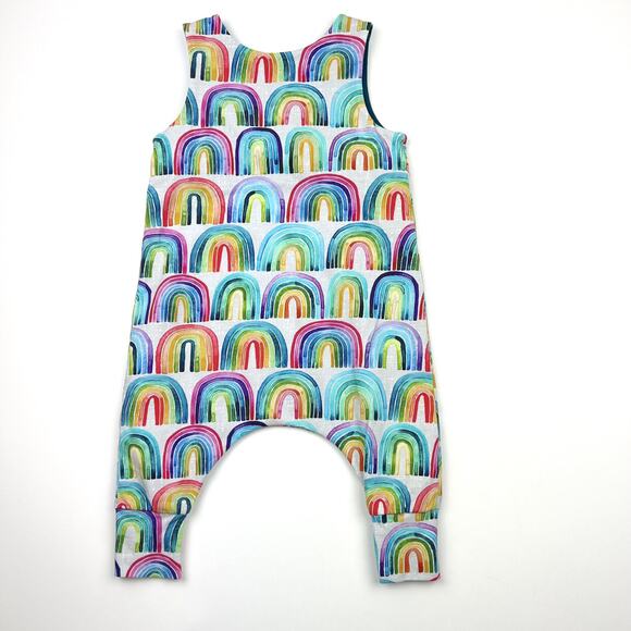 Poppet Small Shop Rainbows Romper - Picture 6 of 9